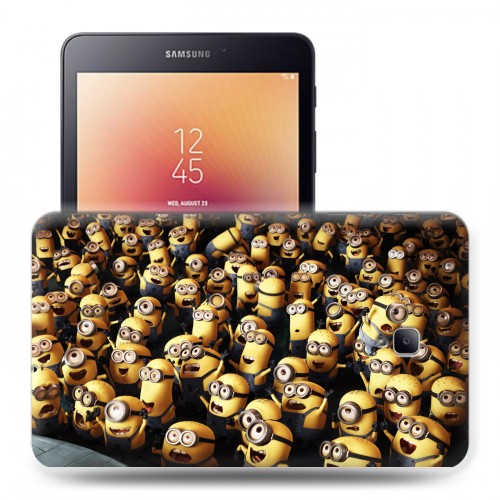 Дизайнерский силиконовый чехол для Samsung Galaxy Tab A 8.0 (2017) Миньоны
