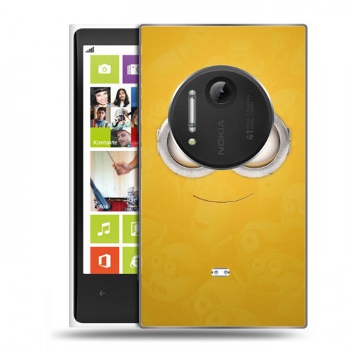 Дизайнерский пластиковый чехол для Nokia Lumia 1020 Миньоны