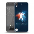 Дизайнерский пластиковый чехол для HTC Desire 530 Counter-strike