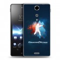 Дизайнерский пластиковый чехол для Sony Xperia TX Counter-strike