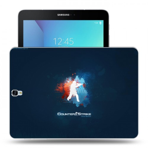 Дизайнерский силиконовый чехол для Samsung Galaxy Tab S3 Counter-strike