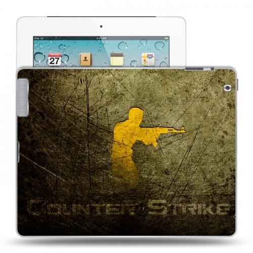 Дизайнерский пластиковый чехол для Ipad 2/3/4 Counter-strike