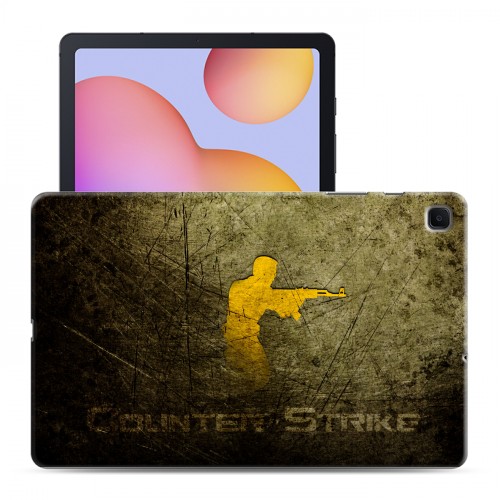 Дизайнерский силиконовый чехол для Samsung Galaxy Tab S6 Lite Counter-strike