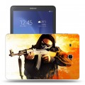Дизайнерский силиконовый чехол для Samsung Galaxy Tab E 9.6 Counter-strike