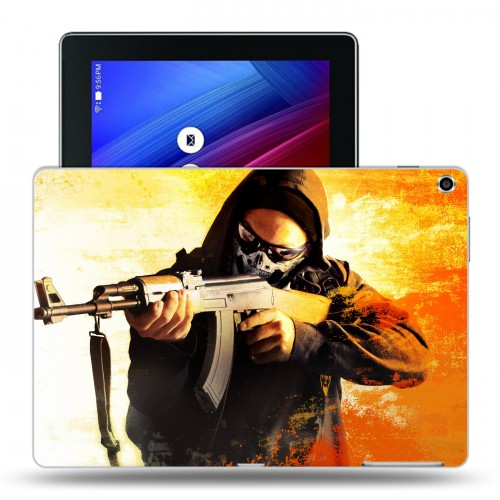 Дизайнерский силиконовый чехол для ASUS ZenPad 10 Counter-strike