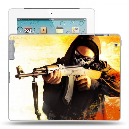 Дизайнерский пластиковый чехол для Ipad 2/3/4 Counter-strike