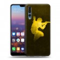 Дизайнерский силиконовый с усиленными углами чехол для Huawei P20 Pro Counter-strike