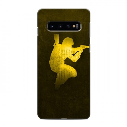 Дизайнерский силиконовый чехол для Samsung Galaxy S10 Counter-strike