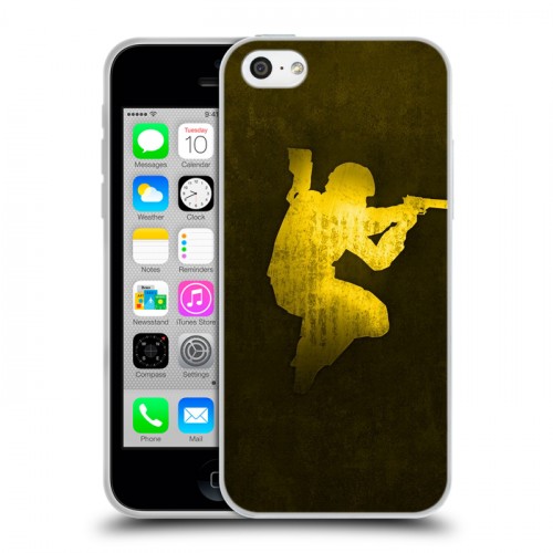 Дизайнерский пластиковый чехол для Iphone 5c Counter-strike