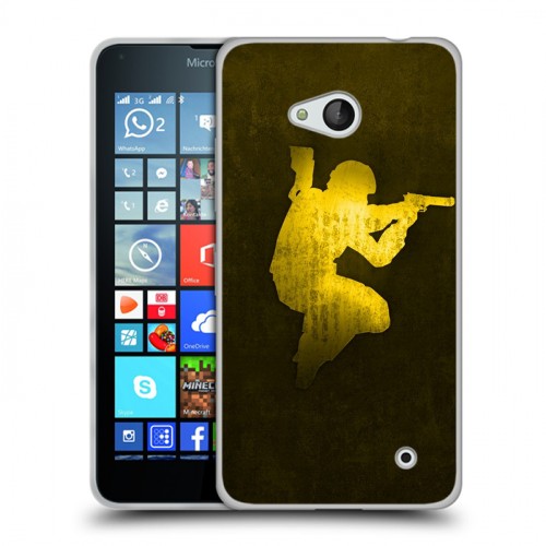 Дизайнерский пластиковый чехол для Microsoft Lumia 640 Counter-strike