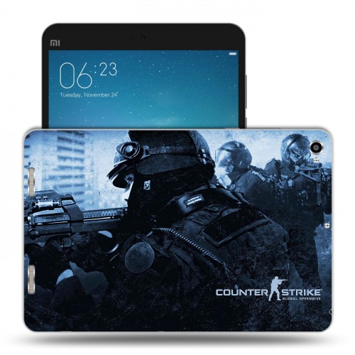 Дизайнерский силиконовый чехол для Xiaomi Mi Pad 2 Counter-strike