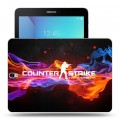 Дизайнерский силиконовый чехол для Samsung Galaxy Tab S3 Counter-strike