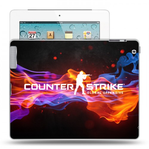 Дизайнерский пластиковый чехол для Ipad 2/3/4 Counter-strike