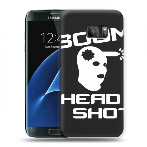 Дизайнерский силиконовый с усиленными углами чехол для Samsung Galaxy S7 Counter-strike