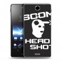 Дизайнерский пластиковый чехол для Sony Xperia TX Counter-strike