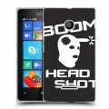 Дизайнерский пластиковый чехол для Microsoft Lumia 435 Counter-strike