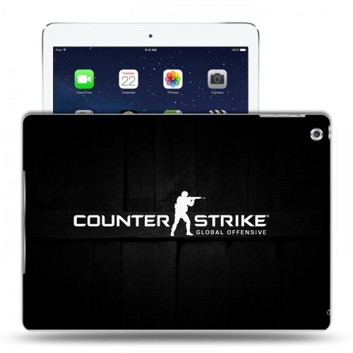 Дизайнерский силиконовый чехол для Ipad (2017) Counter-strike