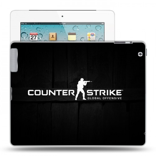 Дизайнерский пластиковый чехол для Ipad 2/3/4 Counter-strike