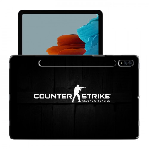 Дизайнерский силиконовый чехол для Samsung Galaxy Tab S7 Counter-strike
