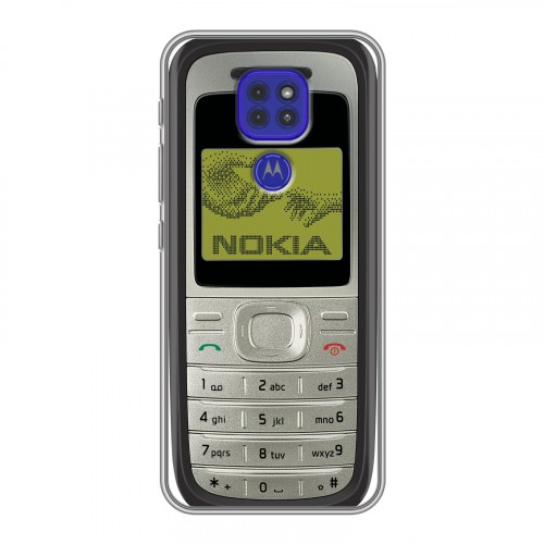 Дизайнерский силиконовый чехол для Motorola Moto G9 Play Креативные
