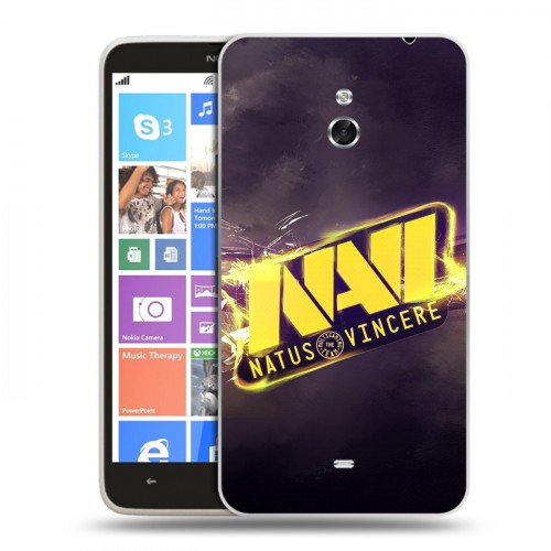 Дизайнерский пластиковый чехол для Nokia Lumia 1320 Нави