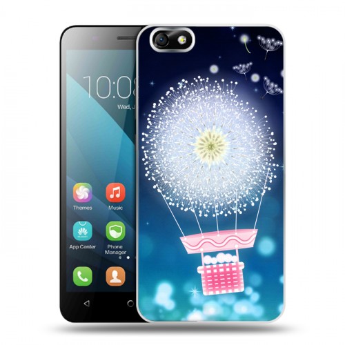 Дизайнерский пластиковый чехол для Huawei Honor 4X Прекрасные одуванчики