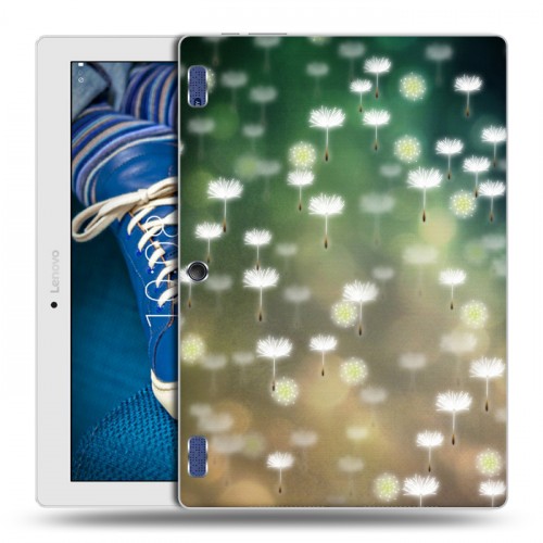 Дизайнерский силиконовый чехол для Lenovo Tab 2 A10-30 Прекрасные одуванчики