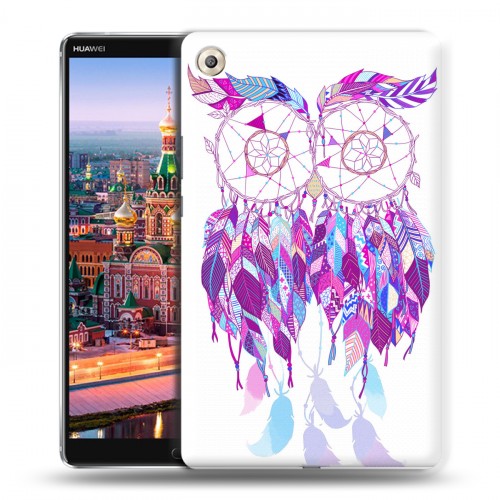 Дизайнерский пластиковый чехол для Huawei MediaPad M5 8.4 Совиные ловцы снов