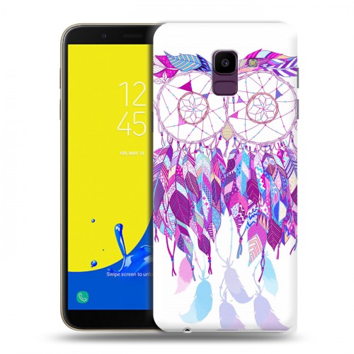 Дизайнерский пластиковый чехол для Samsung Galaxy J6 Совиные ловцы снов