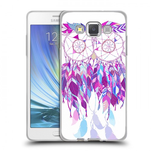 Дизайнерский пластиковый чехол для Samsung Galaxy A5 Совиные ловцы снов