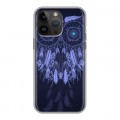 Дизайнерский силиконовый чехол для Iphone 14 Pro Max Совиные ловцы снов