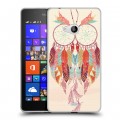 Дизайнерский пластиковый чехол для Microsoft Lumia 540 Совиные ловцы снов