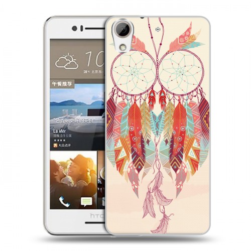 Дизайнерский пластиковый чехол для HTC Desire 728 Совиные ловцы снов
