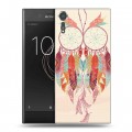 Дизайнерский пластиковый чехол для Sony Xperia XZs Совиные ловцы снов