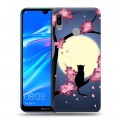 Дизайнерский пластиковый чехол для Huawei Y6 (2019) Волшебная сакура