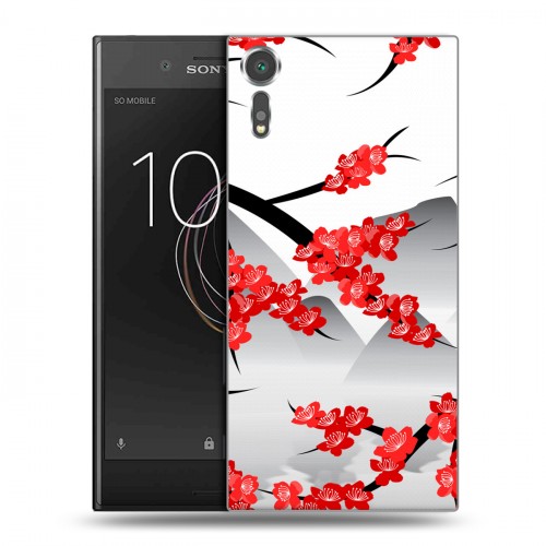 Дизайнерский пластиковый чехол для Sony Xperia XZs Волшебная сакура