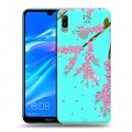 Дизайнерский пластиковый чехол для Huawei Y6 (2019) Волшебная сакура