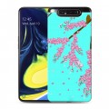 Дизайнерский пластиковый чехол для Samsung Galaxy A80 Волшебная сакура