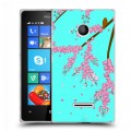 Дизайнерский пластиковый чехол для Microsoft Lumia 435 Волшебная сакура