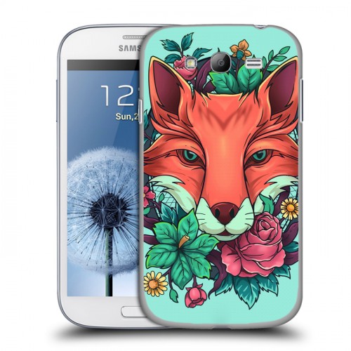 Дизайнерский пластиковый чехол для Samsung Galaxy Grand Флора и фауна