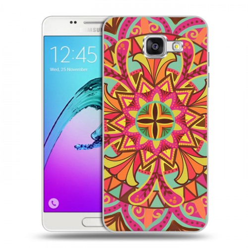 Дизайнерский силиконовый чехол для Samsung Galaxy A5 (2016) Кислотные мандалы