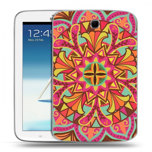 Дизайнерский силиконовый чехол для Samsung Galaxy Note 8.0 Кислотные мандалы