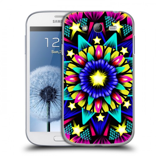 Дизайнерский пластиковый чехол для Samsung Galaxy Grand Темные мандалы