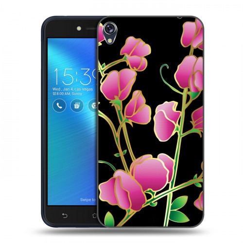Дизайнерский силиконовый чехол для Asus ZenFone Live Люксовые цветы