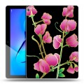 Дизайнерский силиконовый чехол для Huawei MediaPad M3 Lite 10 Люксовые цветы
