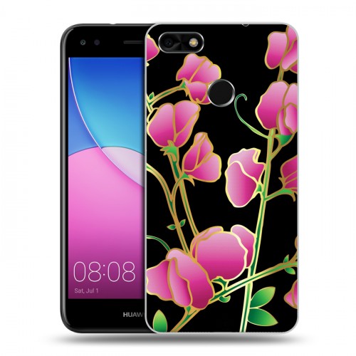 Дизайнерский пластиковый чехол для Huawei Nova Lite (2017) Люксовые цветы