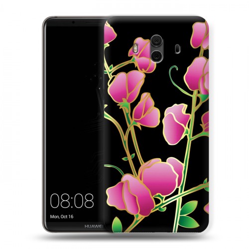 Дизайнерский пластиковый чехол для Huawei Mate 10 Люксовые цветы