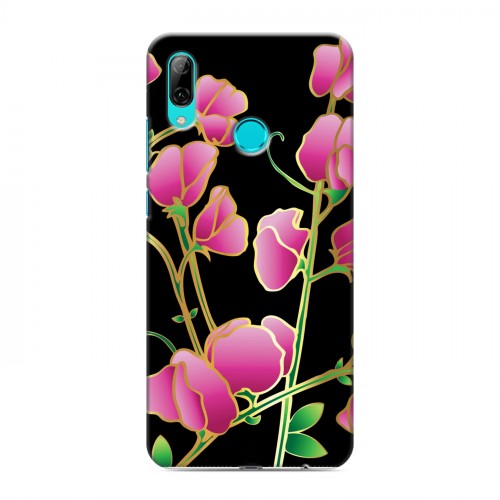Дизайнерский пластиковый чехол для Huawei P Smart (2019) Люксовые цветы