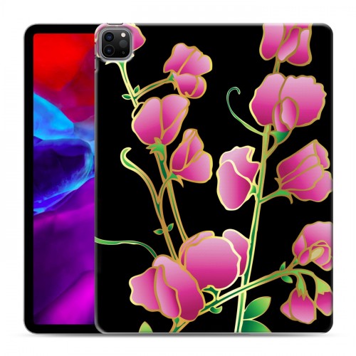 Дизайнерский пластиковый чехол для Ipad Pro 12.9 (2020) Люксовые цветы