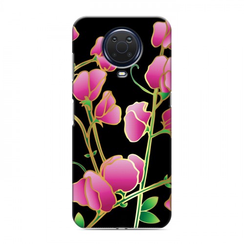Дизайнерский силиконовый чехол для Nokia G20 Люксовые цветы